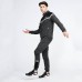 Street Style Custom Zipper Up Paneled Tracksuit